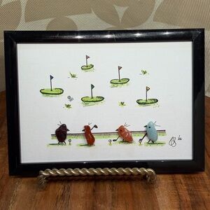 Golf Driving Range Birdies - Sea Glass Art